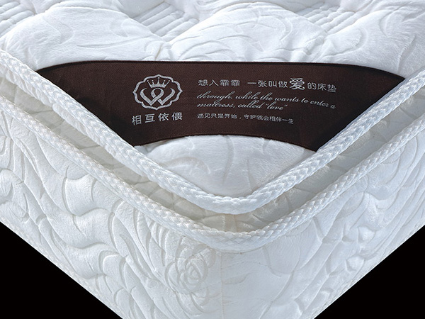 雨辉进口乳胶床垫独立弹簧床垫1.8米五星酒店席梦思加厚床垫YH9022